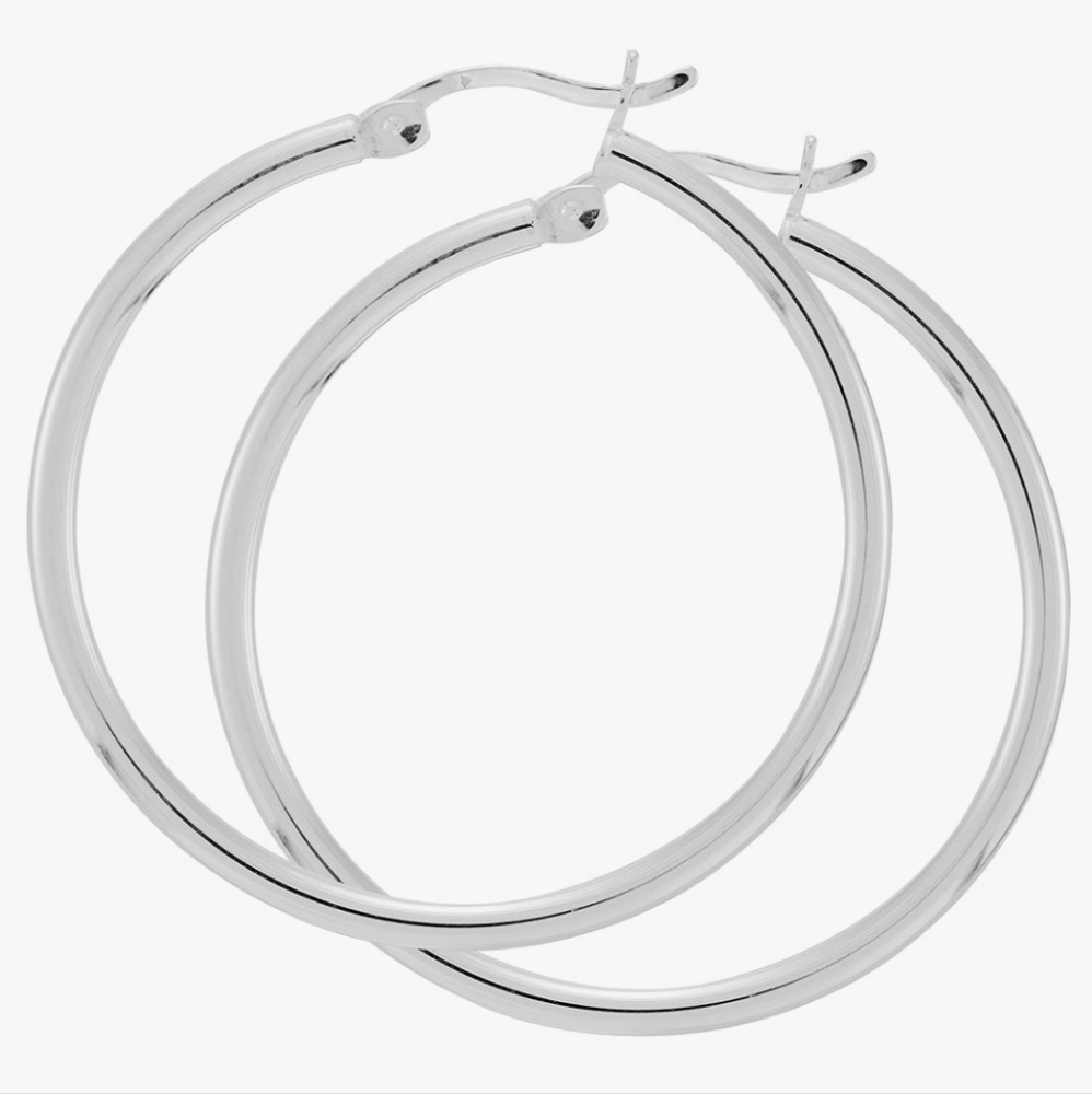 NEW Silpada 925 'Downtown Taste' Tube Hoop Earrings